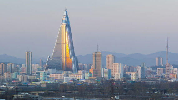 Where does bankrupt North Korea get the cash for those skyscrapers and missiles?