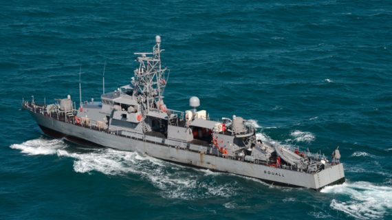 U.S. Navy patrol ship fires warning shots at Iran fast-attack boats