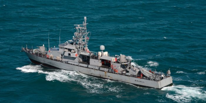 U.S. Navy patrol ship fires warning shots at Iran fast-attack boats