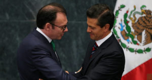 President Enrique Peña Nieto accepts the resignation of Finance Minister Luis Videgaray following Donald Trump’s visit. Edgard Garrido / Reuters