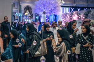 Saudi women at the Amex Luxury Expo in Ryadh, Saudi Arabia, on April 2. / Sergey Ponomarev / NY Times
