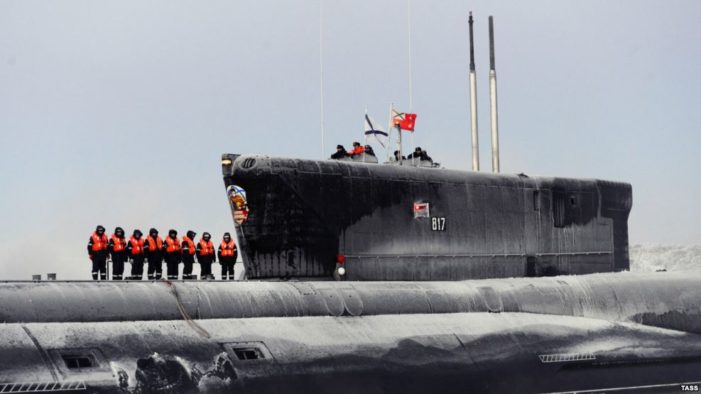 Advanced Russian nuclear missile sub arrives in Far East
