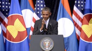 President Barack Obama in Laos on Sept. 6. /AFP/Getty Images