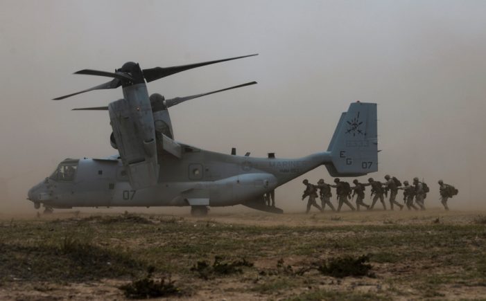 U.S. Marines step up on-ground target development near Mosul