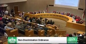 Charlotte's City Council votes on the non-discrimination ordinance on Feb. 22.