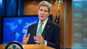 'We don't behave like Russians': U.S. Secretary of State John Kerry. /AP