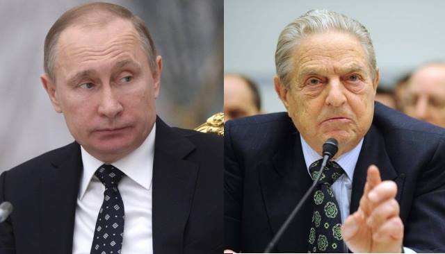 Soros, in shift from U.S. campaign, targets Putin for ‘crimes against humanity’