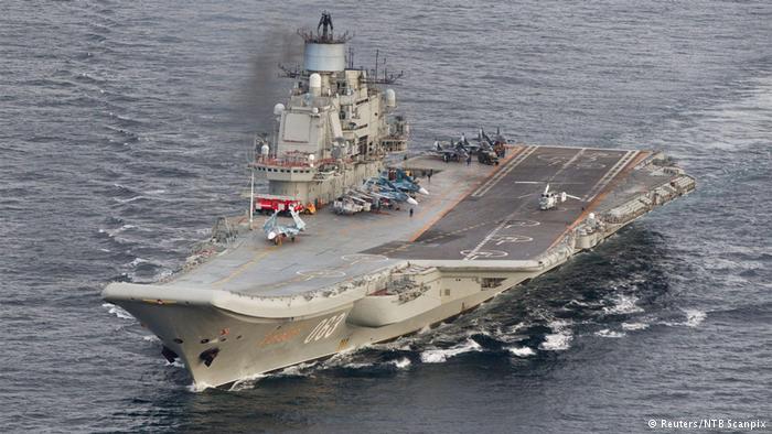 Russian jets to launch airstrikes in Syria from aircraft carrier
