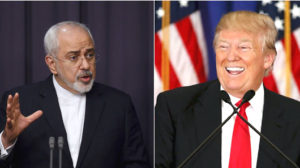 Iranian Foreign Minister Mohammad Javad Zarif and U.S.-President-elect Donald Trump. / RFE / Reuters