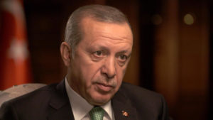 Turkish President Recep Tayyip Erdogan. /CBS News