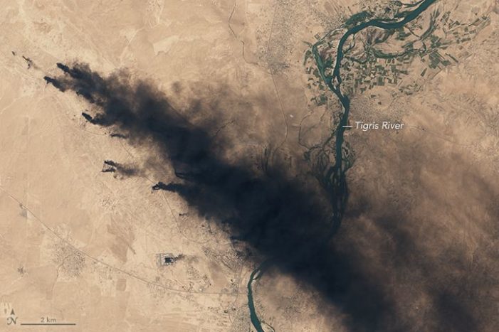 Retreating ISIL wrecks what’s left of Iraq’s environmental quality of life