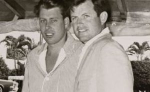 John Tunney, left, and Ted Kennedy were college roommates.