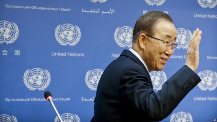 Outgoing secretary general says UN is obsessed with Israel