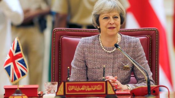 UK’s P.M. May tells Gulf she is ‘clear-eyed’ about Iran threat but backs nuclear deal