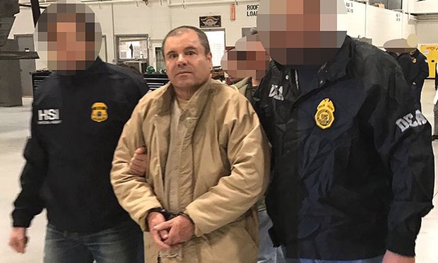 Meanwhile, in N.Y., ‘El Chapo’ faces a 17-count indictment . . . and a bill for the wall?