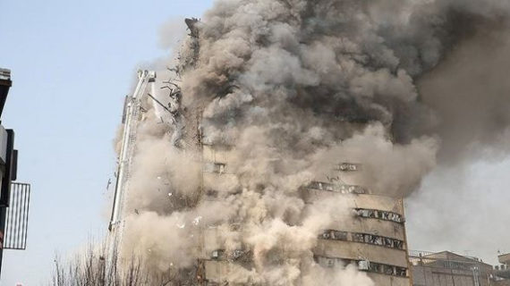 ‘Like a horror movie’: At least 20 firefighters dead after Teheran tower collapse