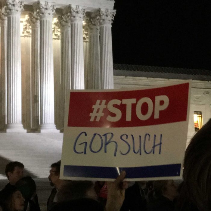 Senator: ‘Mad-Lib protest’ was set to fight any Supreme Court nominee Trump put forward