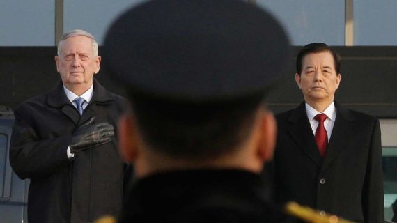 Mattis, on first official visit in Seoul, delivers blunt warning to Pyongyang