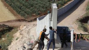 Turkey has completed more than half of its Syria border wall