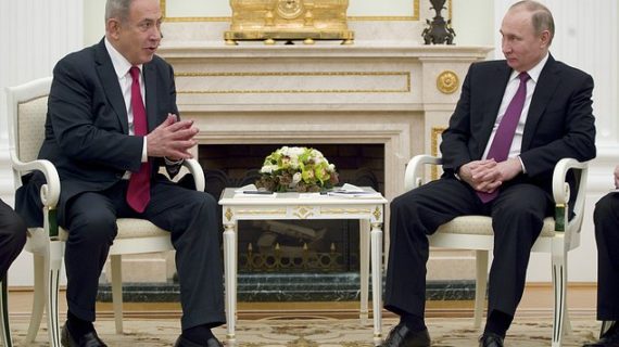 Netanyahu, in Moscow, warns that Iran terrorism must not replace ISIS
