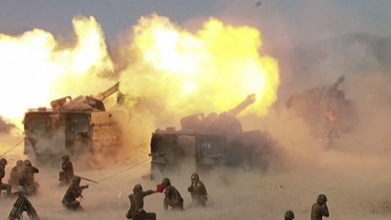 North Korea stages largest live-fire artillery exercise