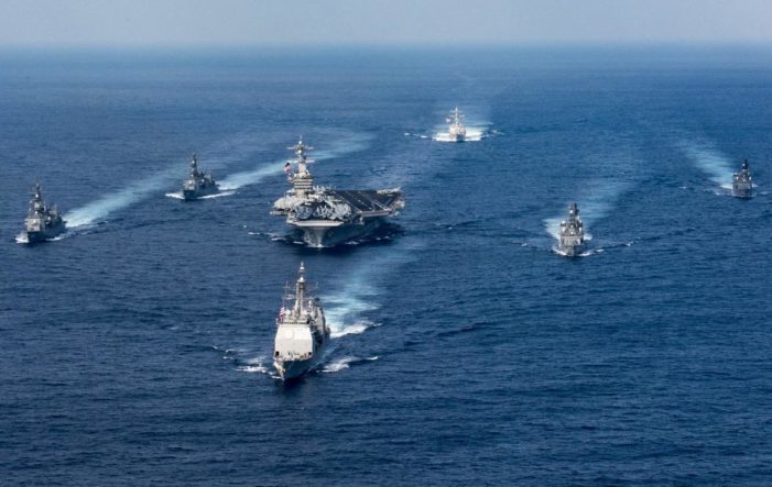 U.S. carrier group reverses course, heads for Korean peninsula