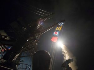 U.S. missile strike on Syrian air base signals dramatic shift in Middle East policy