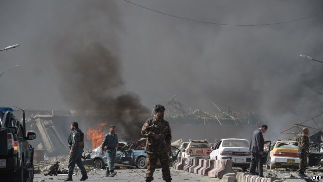 At least 80 dead, 350 wounded in horrific Kabul truck bombing