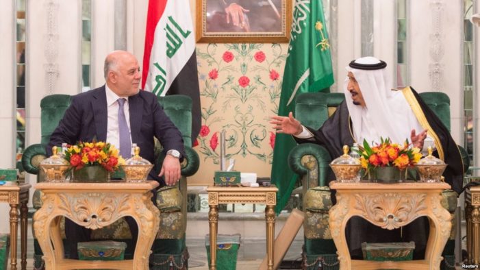 Iraq’s Abadi visits Saudis in bid for reconciliation between Shi’a, Sunnis