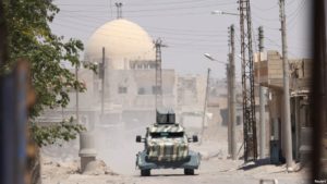 U.S.-backed Kurdish coalition forces close in on ISIS in Raqqa