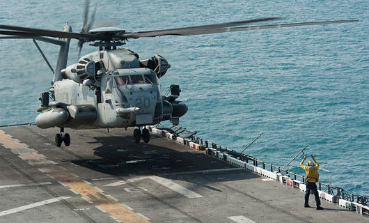 Iran boat beams laser at U.S. helicopter over Strait of Hormuz