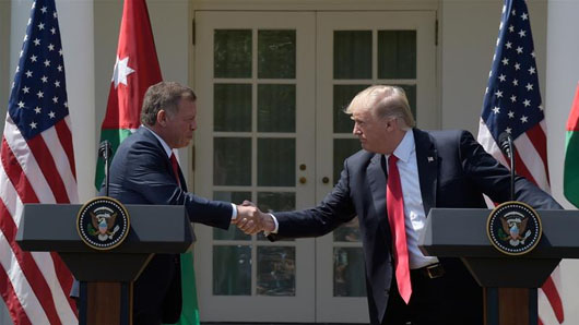 Jordan’s king thanks Trump for help in ‘containing’ Temple Mount crisis