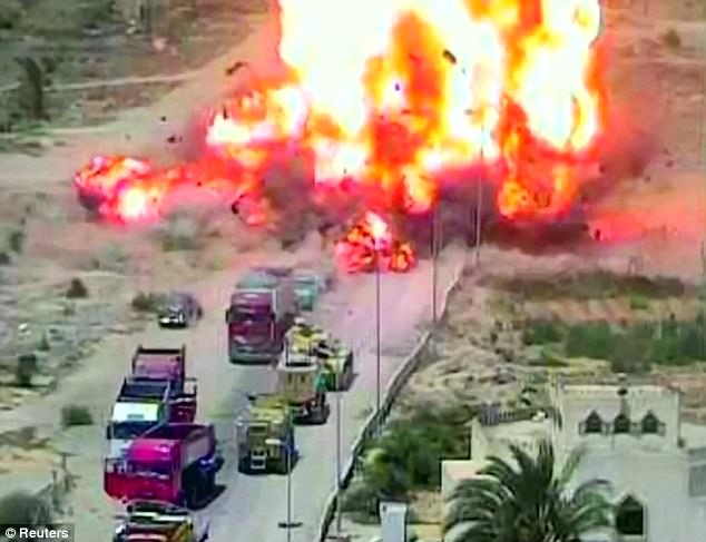 Egyptian tank crew saved dozens of people by crushing car packed with 220 pounds of explosives