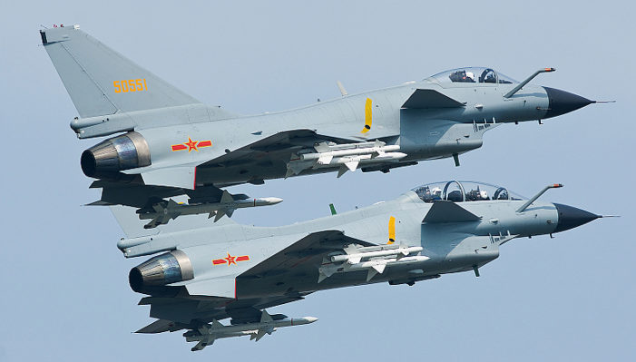 Chinese fighters nearly caused collision with U.S. spy plane