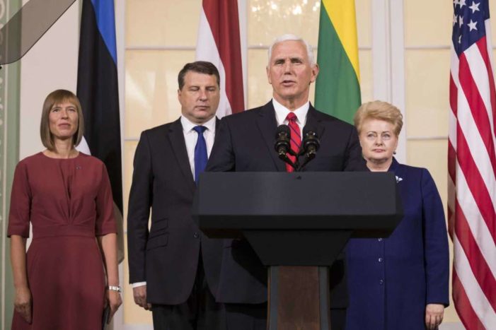 Pence: The U.S. will ‘always stand’ with Baltic nations