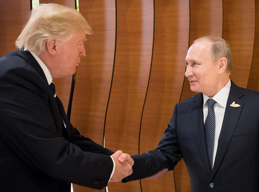 Brit journalists again beat U.S. rivals with cutting edge Trump-Putin body language analysis