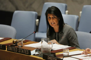 Amb. Haley gets briefing from IAEA, questions failure to inspect military sites