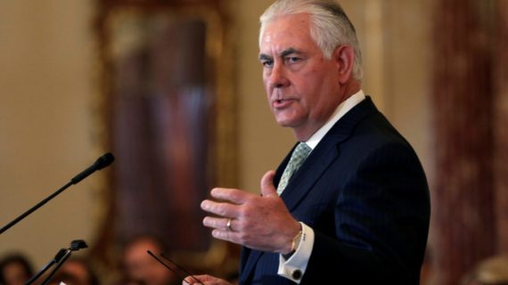 Tillerson says he and president are not of one mind on Iran nuclear deal