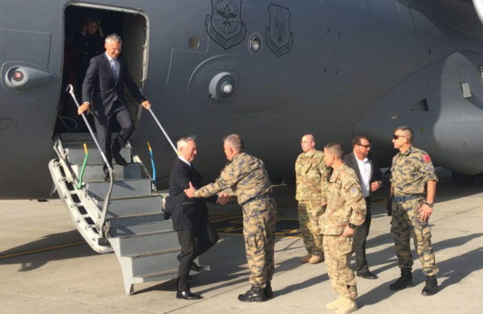 Taliban answers surprise Mattis visit by firing missiles at him