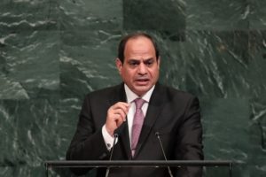 Egypt’s Sisi salutes ’more than 40 years’ of peace with Israel, calls on Palestinians to ‘overcome differences’