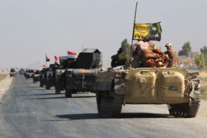 Iraqi forces advance on Kurdish-held sites near Kirkuk