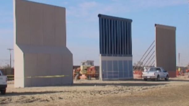 Here comes the wall: Trump rolls out prototypes for testing
