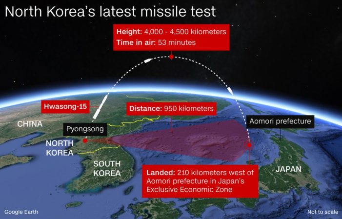 North Korea conducts most successful missile test yet; U.S. mum on how to  ‘take care of it’