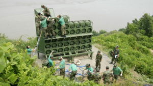 South speakers boom news of soldier defector 12 miles into N. Korea