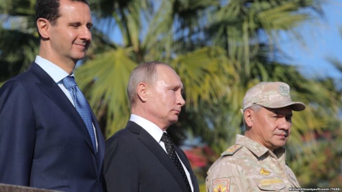 Putin in Syria hails ‘counter terrorism’ victory, orders partial Russian withdrawal