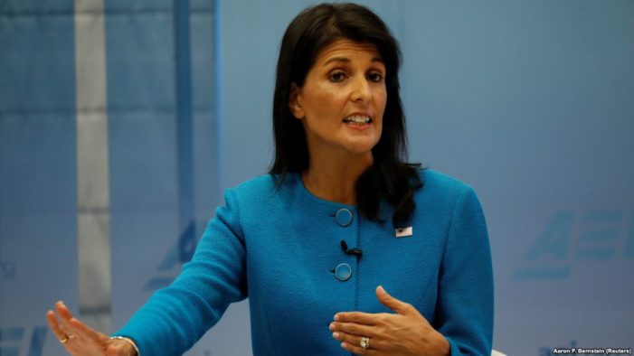 Amb. Haley cites ‘undeniable evidence’ of Iranian weapon supplies to Yemeni rebels