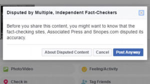 Big brother frustrated: Facebook fails to stop fake news, but will try harder to steer us straight