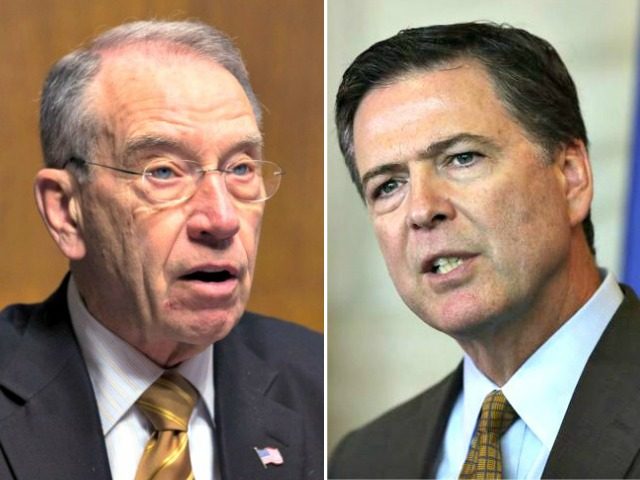 Sen. Grassley charges Comey leaked classified memos, demands answers from DOJ