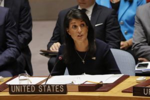 Nikki Haley: Russia ‘complicit in Assad regime’s atrocities’