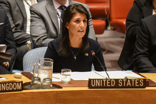 Haley hits Moscow after Iran gets ‘pass’ from UN on arms shipments to Houthis